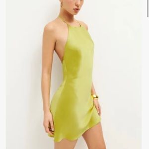 Reformation Jennis Silk Dress